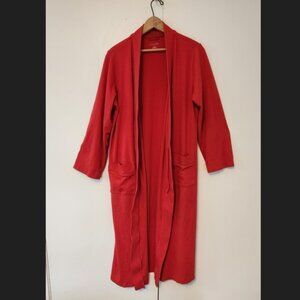 Lands' End cotton robe (M)